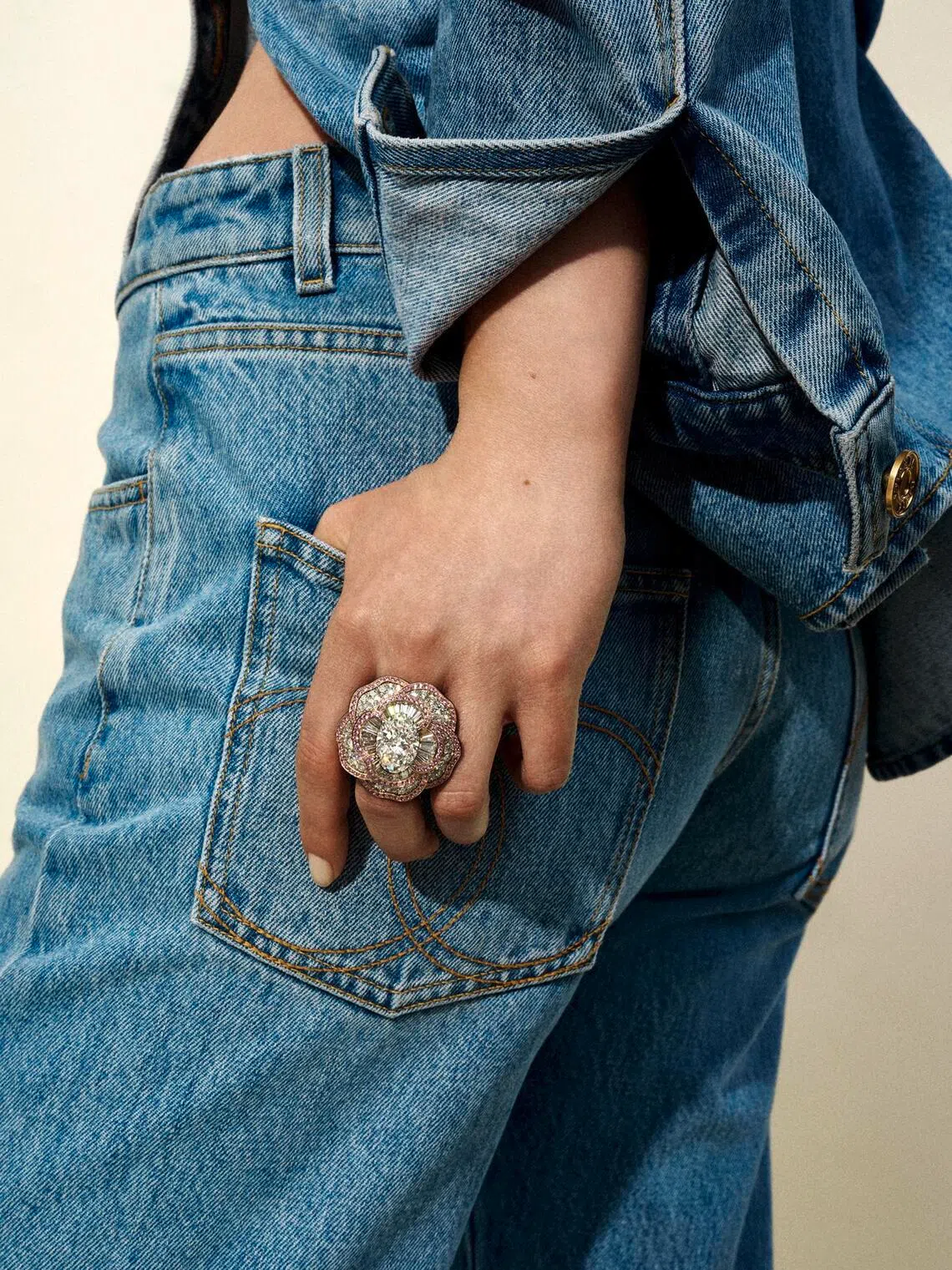 Chanel Symbole Camelia Rose Ring.