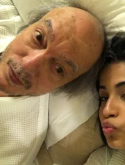 Fernanda Esteves e Erasmo Carlos gravam juntos para o Instagram